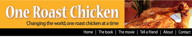 roast chicken recipe - banner
